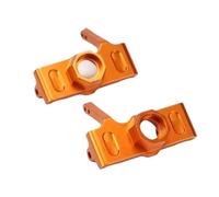 Rc Tasse Direction pour HPI pour Savage pour Flux HP 2350 XL X 4.6 5.9 21 25 SS 4.1 3.5 1/8 Bras De Fusée Avant Arrière en Aluminium C-HUB Accessoires De Voiture RC(Orange,2pcs)