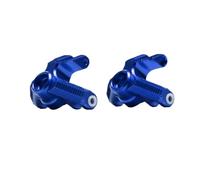 Rc Tasse Direction pour Losi pour LMT 1/8 Ensemble Bras Fusée Avant en Aluminium Voiture RC Essieu Solide Accessoires Mise À Niveau Monster Truck Pièces Rechange(Blue)