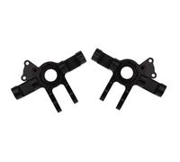 Rc Tasse Direction pour Losi pour Super pour Baja pour Rey 2.0 1/6 Fusée De Direction en Métal Camion Tout-Terrain RC Accessoires De Mise À Niveau Remplacement Modification Pièces(Black)