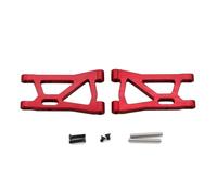 Rc Tasse Direction pour Remo pour Hobby Smax 1631 1635 1651 1655 1/16 Support D'essieu À Bras Oscillant C Base Groupe Direction Tasse RC Mise À Niveau Voiture pour Buggy(Red,Swinging Arm)
