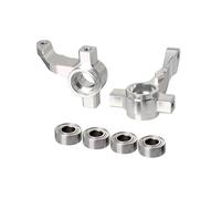 Rc Tasse Direction pour Tamiya DT-04 pour Fighter pour Nxgen LCX 1/10 Direction Avant Camion RC Voiture Course Mises À Niveau Pièces Accessoires(Silver)