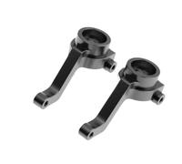 Rc Tasse Direction pour Tamiya pour BBX BB01 1/10 Bras Suspension en Métal Fusée Direction Ensemble Coupelles Direction Accessoire Modification Mise À Niveau Voiture RC(Black)