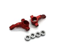 Rc Tasse Direction pour Tamiya pour Fighter pour Nxgen DT04 58741 Électrique 1/10 Coupe Direction Métal Accessoire Voiture Télécommandée(Red)