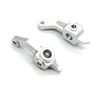 Rc Tasse Direction pour Tamiya pour Hornet pour Evo 58742 DT02 DT03 1/10 Coupe Direction Métal Pièces Et Accessoires D'amélioration Voitures Télécommandées(Silver)