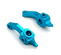 Rc Tasse Direction pour Tamiya pour Hornet pour Evo 58742 DT02 DT03 1/10 Coupe Direction Métal Voiture Télécommandée Pièces Accessoires D'amélioration(Blue)
