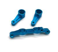Rc Tasse Direction pour Tamiya pour Hornet pour Evo 58742 DT02 DT03 1/10 Pièce Direction Métal Accessoires Pièces Détachées Voitures Télécommandées(Blue)