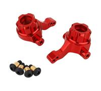 Rc Tasse Direction Pour Tamiya Pour TT-02B 1/10 Pour Porte Fusées Direction Avant Arrière Métal Mise À Niveau Pièces Rechange Pour Voiture RC Drift(Red,Front)