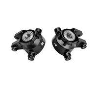 Rc Tasse Direction pour Traxxas Jato 4x4 pour VXL 1/8 GPM Alliage D'aluminium 7075 Blocs Direction Avant Roulement Surdimensionné Pièce Détachée Voiture RC(Black)