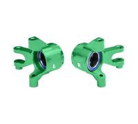 Rc Tasse Direction pour Traxxas pour Mini pour Maxx pour XRT-108076-1 GPM Alliage D'aluminium 7075 Blocs Direction Avant Roulement Surdimensionné Pièces Détachées Voitures RC(Green)