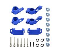 Rc Tasse Direction Pour Traxxas Pour Slash 1/10 Avant C Pour Siège Avant Coupelle De Direction Kit Essieu Arrière 2WD RC Pièces Et Accessoires De Voiture Mise À Niveau Remplacement(Blue)