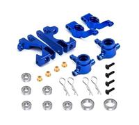 Rc Tasse Direction Pour Traxxas Pour Slash 4WD Pour VXL 1/10 Blocs De Direction En Métal Blocs De Roulettes Pour Porte Fusées Pièces De Rechange Et D'utilisation Pour Voitures RC(Blue)
