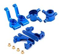 Rc Tasse Direction pour Traxxas pour Slash 4X4 1/10 pour Porte-essieux Métal Bloc Direction C Moyeu Siège Pièces Rechange Voiture RC(Blue,1set)