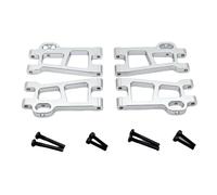 Rc Tasse Direction pour UDIRC GR M16 Kit Mise À Niveau Métallique Moyeu Direction pour Porte-moyeu Bras Suspension Biellette Tour D'amortisseur Accessoires Voitures RC(Silver,Lower Arm)