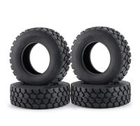 RC télécommande pneus pour Tamiya 1/14 Pièces De Mise À Niveau pour Tracteur Remorque RC 1/2/4 Pneus Avant en Caoutchouc 30 Mm Large(4pcs)