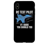 RC Test Pilot If I Duck You Should Too RC Avion Coque pour iPhone XS Max