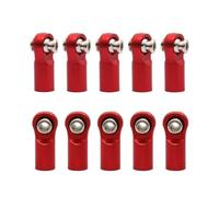 RC Tige de Traction pour Arrma pour Granite pour Senton pour Vorteks pour Typhon pour Tamiya Voiture RC 1/10 Rotule De Biellette De Direction Crawler M4 22 Mm(Red)
