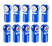 RC Tige de Traction pour Axial pour SCX10 pour Tamiya CC01 pour Wraith D90 TRX4 1/10 rc Cars M2.5 Rotules De Support De Rotule Vis À Tête Sphérique À Droite(Blue)