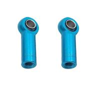 RC Tirant Lien Liens 2X Joint D'extrémité De Biellette en Métal M3, Trou De Rotule De 3MM L 4 5MM pour Pièce De Rechange De Mise À Niveau De Camion De Voiture RC(Blue)