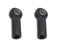 RC Tirant Lien Liens 2X Joint D'extrémité De Biellette en Métal M3, Trou De Rotule De 3MM L 4 5MM pour Pièce De Rechange De Mise À Niveau De Camion De Voiture RC(Black)