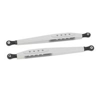 RC Tirant Lien Liens Compatible avec AXIAL pour RBX10 pour Ryft 1/10 RC, Pièces De Mise À Niveau sur Chenilles, 2 Pièces, Bras Arrière en Métal, Biellette De Liaison, Tige De Traction(White)