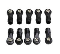 RC Tirant Lien Liens Compatible avec Axial pour SCx10 II 90046 pour TRAxxAS 1/10 RC, Pièces De Chenille De Voiture, 10 Pièces en Plastique M4, Embout De Tige, Rotule De Liaison, Tête De Joint