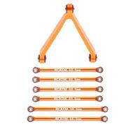 RC Tirant Lien Liens Compatible avec Axial pour SCX24 C10 AXI00001 AXI00002 1/24 RC, Pièces De Mise À Niveau De Voiture sur Chenilles, Accessoires, Kit De Liaison De Biellette en Métal