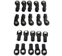 RC Tirant Lien Liens Compatible avec Axial Scx10 II 90046 pour Traxxas Trx4 1/10 RC, Accessoire 20 Pièces en Plastique M4, Embout De Tige, Rotule De Liaison, Tête De Joint