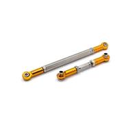 RC Tirant Lien Liens Compatible avec MN pour MN82 LC79 MN78 1/12 Pièces De Mise À Niveau RC sur Chenilles 2X Biellette De Direction en Alliage D'aluminium Biellette De Direction(Yellow)