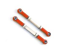 RC Tirant Lien Liens Compatible avec Slash 1/16, Pièce De Mise À Niveau, Empattement en Alliage D'aluminium, Jeu De Bielles De Direction, 2X Jeu De Bielles De Direction(Red)