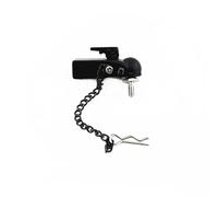 RC Trailer Hitch - Métal composé, crochet de remorque simulation | Crawler Car Tow Link pour 90046 90047 SCX10 1/10 Échelle, composant automobile d'escalade noir, alternative accessoire mise à niveau
