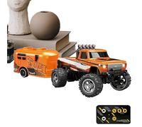 RC Truck - Voiture à Distance contrôlée, Crawler de Camion RC | Small Truck RC Véhicule, Robot Hors Route Rechargeable, Camion RC pour Les de 6 Ans, 1 64 avec des lumières pour l'intérieur à l