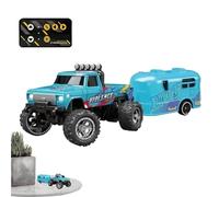 RC Truck - Voiture à Distance contrôlée, Crawler de Camion RC | Small Truck RC Véhicule, Robot Hors Route Rechargeable, Camion RC pour Les de 6 Ans, 1 64 avec des lumières pour l'intérieur à l