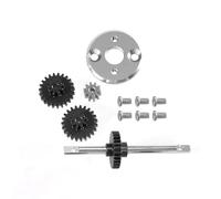 RC Voiture Accessoire Pour MN 1/12 Pour MN78 Pour MN82 LC79 RC Voiture Boîte Vitesses En Métal Ensemble D'engrenages Transmission Pignon Moteur 370 Support Montage Pièces Mise À Niveau(Silver)