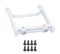 RC Voiture Cadre Pour MN G500 MN86 MN86S MN86K MN86KS Pour MN128 1/12 Support Pare-chocs Avant Métal Pour Traverse Pièces Mise À Niveau Voiture Sur Chenilles RC(Silver)