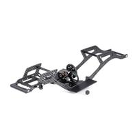 RC Voiture Cadre Pour SCX10 II 1/10 Carbone Pour LCG Pour Kit Châssis Avec Boîte De Vitesses Overdrive RC Crawler Trail Truck(Chassis Kit B)