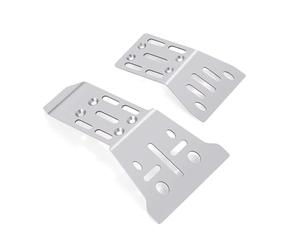 Rc Voiture ChâSsis Pour Mojave Pour Grom Mega 380 1/14 Plaque Protection Avant Protection Châssis Arrière Mise À Niveau Accessoires Remplacement Réparation Voiture