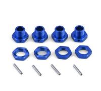 RC Voiture Pièce pour Arrma 1/7 pour Infraction pour Limitless pour Felony 6S pour Typhon 1/8 Adaptateur Moyeu Hexagonal Roue en Métal 17mm avec Écrou Pièces Mise pour Voiture RC(Blue)