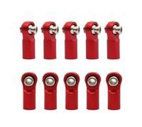 RC Voiture Pièce Pour Arrma Pour Granite Pour Senton Pour Vorteks Pour Typhon Big Pour Rock 1/10 Accessoires Ensemble De Biellettes De Direction En Métal Pièces Mise À Niveau Voiture RC(Red,10pcs)