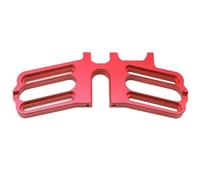 RC Voiture Pièce Pour Arrma Pour Infraction Pour Limitless Pour Felony 6S Pour BLX 1/7 Support De Moteur Double En Métal 1 Pièce Pièces De Mise À Niveau Pour Voiture RC(Red)