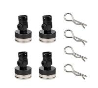 RC Voiture Pièce Pour Axial Pour SCX10 Pour Traxxas Pour TRX4 D90 D110 1/10 Pour HSP Drift Pour Sakura Pour Redcat 4pcs RC Car Body Posts Magnet Invisible Fix Mount(Black)