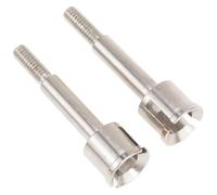 RC Voiture Pièce pour Buggy Monster 94155 94188 08064 15506 1/10 RC 4WD Off-Road Car 2 Pièces Adaptateur De Moyeu Roue(Silver)