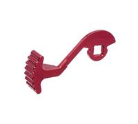 RC Voiture Pièce pour Flysky Noble NB4 Lite Pro CNC RC Aluminium Levier De Pouce Volant Gâchette Adaptateur Commande Mise À Niveau Accessoires Pièces(Red)