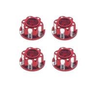 RC Voiture Pièce pour HSP pour Traxxas pour TRX4 pour TRX6 pour Axial pour SCX10 D90 D110 1/10 Écrous De Roue Voiture RC M4 4 Pièces Accessoires pour pour Slash pour Rgt(Red)