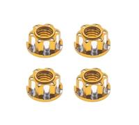 RC Voiture Pièce pour HSP pour Traxxas pour TRX4 pour TRX6 pour Axial pour SCX10 D90 D110 1/10 Écrous De Roue Voiture RC M4 4 Pièces Accessoires pour pour Slash pour Rgt(Yellow)