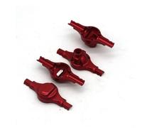 RC Voiture Pièce Pour Jimny Pour Suzuki Pour Jimny Pour Smart 1/16 RC Voiture Télécommandée Accessoires Mise À Niveau En Métal Boîtier D'essieu Avant Et Arrière Avec Roulement(Red)