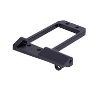 RC Voiture Pièce Pour LCG Pour Vanquish F10 1/10 Aluminium BTA Support De Servo Et Adaptateur De Liaison Essieu Portail Centre De Gravité Bas RC Crawler Pour Châssis Bricolage(Black)