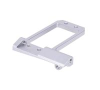 RC Voiture Pièce Pour LCG Pour Vanquish F10 1/10 Aluminium BTA Support De Servo Et Adaptateur De Liaison Essieu Portail Centre De Gravité Bas RC Crawler Pour Châssis Bricolage(Silver)