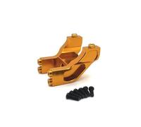 RC Voiture Pièce pour MJX 14209 14210 1/14 Pièces Fixation Daile Arrière Améliorées Métal Accessoires Voiture RC Remplacement Réparation Modification(Yellow)