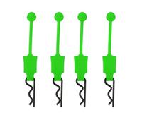 RC Voiture Pièce pour Rrma pour Senton pour Granite pour Typhon pour Traxxas pour Slash pour Udr 1/10 Lot 4 Clips Fixation Caoutchouc Carrosserie Voiture Coque Retenue Boucle Fixe(Green)