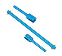 RC Voiture Pièce pour Tamiya pour TT02 pour TT02B Métal Alliage Daluminium Hélice Dentraînement Principal Arbre Dentraînement Central Télécommande Voiture Pièces Mise(Blue)
